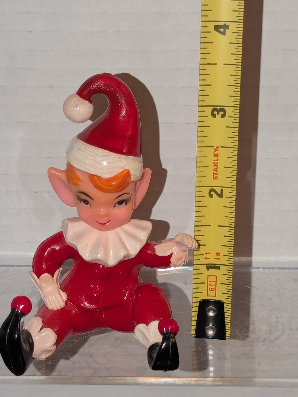 Vintage Mid Century Christmas Pixie Elf Figurine Whimsical - Picture 12 of 12